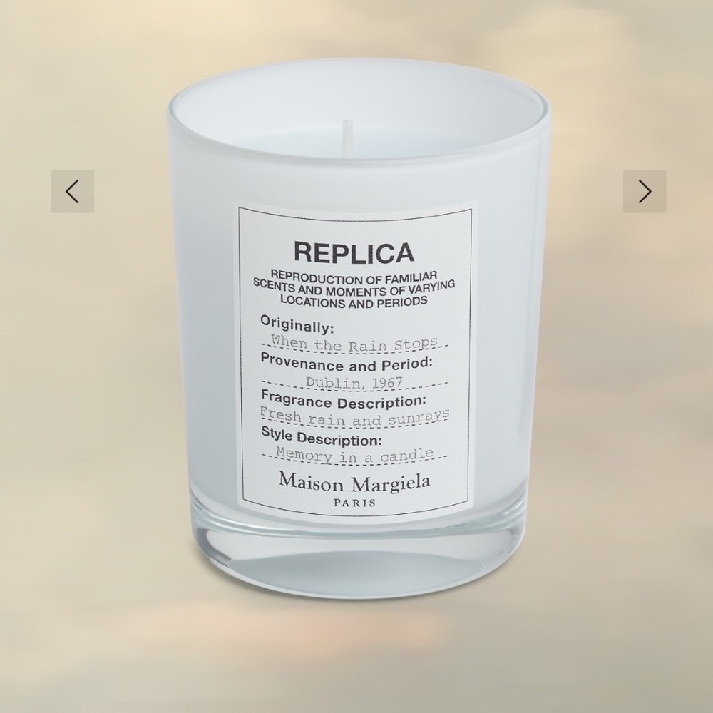 Replica When the Rain Stops Scented Candle Maison Margiela‎ New in Box Sealed